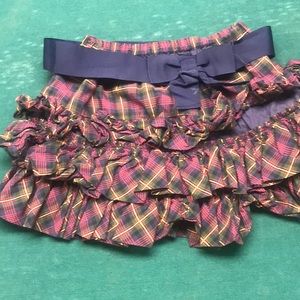 Girls Ralph Lauren plaid skirt